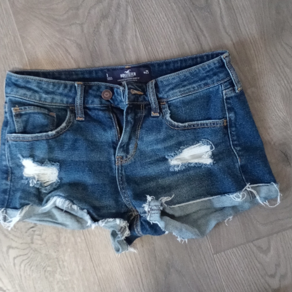 Blue jean shorts
